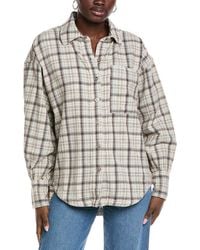 Free People - We The Free Ashley Plaid Shirt - Lyst