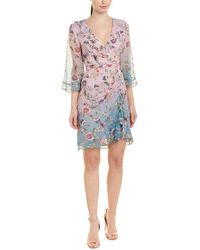 Nanette Lepore Silk Sheath Dress - Purple