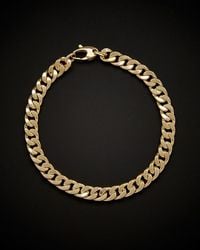 Italian Gold - 14k Curb Bracelet - Lyst
