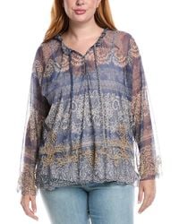Johnny Was - Plus Mazzy Peasant Blouse - Lyst