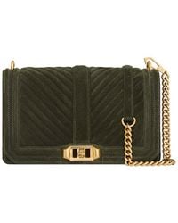 Rebecca Minkoff - Chevron Quilted Love Leather Crossbody - Lyst