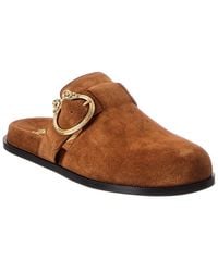 Dior - Medallion Suede Mule - Lyst