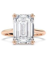 Lab Grown Diamonds - 14K Rose 6.00 Ct. Tw. Lab-Grown Diamond Ring - Lyst