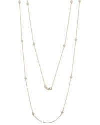 Suzy Levian - 14k 1.70 Ct. Tw. Diamond Station Necklace - Lyst