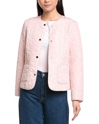 Jones New York - Quilted Snap Front Jacket - Lyst