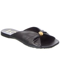Loewe - Pebble Soft Leather Slide - Lyst