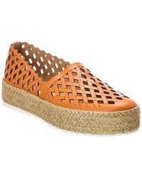Baldinini - Leather Espadrille - Lyst
