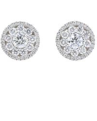 Diana M. Jewels - Fine Jewelry 18k 1.20 Ct. Tw. Diamond Studs - Lyst