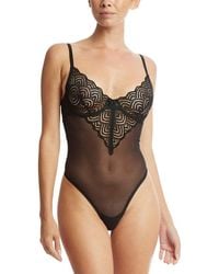 Hanky Panky - Strappy Lace Underwire Teddy - Lyst
