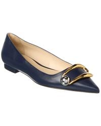 Alexandre Birman - Harper Leather Flat - Lyst