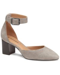 Johnston & Murphy - Trista Suede Pump - Lyst