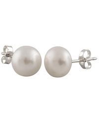 Splendid - 14k 7-7.5mm Freshwater Pearl Studs - Lyst