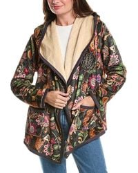 Johnny Was - Joan Sherpa Reversible Jacket - Lyst