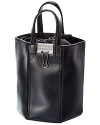 Off-White c/o Virgil Abloh ? Vintage Allen Leather Bucket Bag - Black