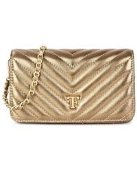Tiffany & Fred Paris - Mini Quilted Leather Flap Bag - Lyst