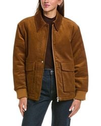 Scotch & Soda - Bente Corduroy Padded Boyfriend Trucker Jacket - Lyst