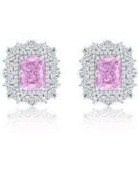 Suzy Levian CZ Jewelry - Suzy Levian Gala Collection Cz Stud Earrings - Lyst