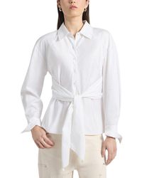 10 Crosby Derek Lam - Carmine Wrap Top - Lyst