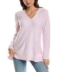 Forte - Easy V-Neck Sweater - Lyst