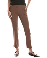 Lafayette 148 New York - Manhattan Wool-Blend Slim Cigarette Ankle Pant - Lyst
