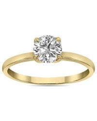 Lab Grown Diamonds - 14K 0.75 Ct. Tw. Lab-Grown Diamond Solitaire Ring - Lyst