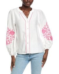 ANNA KAY - Smoking Fleur Blouse - Lyst