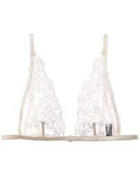 Kiki de Montparnasse - Juliette Soft Silk-Trim Bra - Lyst
