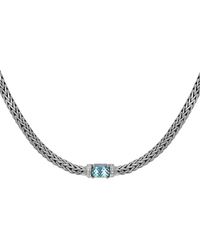 Phillip Gavriel - 5.22 Ct. Tw. Gemstone Woven Necklace - Lyst