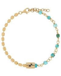 Karma and Luck - Zodiac Plated Beaded Bracelet - Lyst