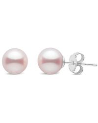 Suzy Levian - 14K 7Mm Pearl Studs - Lyst
