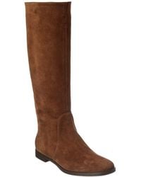 Sergio Rossi - Chevallier Suede Knee-High Boot - Lyst