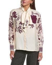Johnny Was - Jornada Silk-Blend Blouse - Lyst