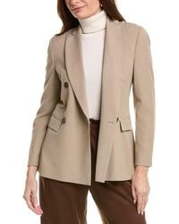Brunello Cucinelli - Wool & Silk-Blend Blazer - Lyst