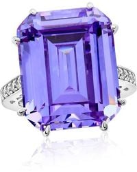 Suzy Levian CZ Jewelry - Suzy Levian Gala Collection Cz Cocktail Ring - Lyst