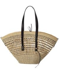 Loewe - Braid Large Palm & Leather Tote - Lyst