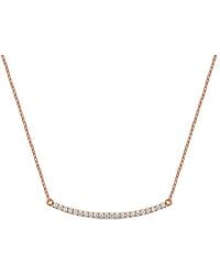 Sabrina Designs - 14k Rose Gold 0.27 Ct. Tw. Diamond Necklace - Lyst