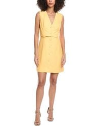 Sandro - Woven Linen-Blend Dress - Lyst