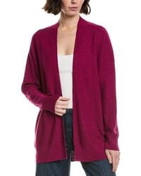 Eileen Fisher - Long Linen-Blend Cardigan - Lyst