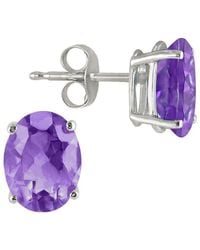 Gemstones - Gem Spark 0.60 Ct. Tw. Amethyst Studs - Lyst