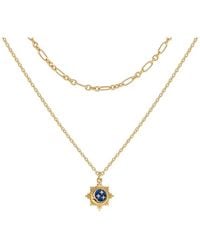 Karma and Luck - Plated Pendant Necklace - Lyst