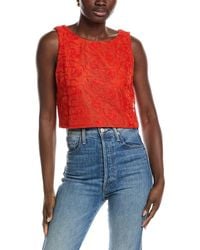 Laundry by Shelli Segal - Embroidered Top - Lyst