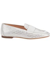 Agl Attilio Giusti Leombruni - Sheryl Raffia Leather Moccasin - Lyst