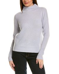 Philosophy - Slouchy Funnel Neck Cashmere Sweater - Lyst