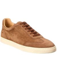 Brunello Cucinelli - Suede Sneaker - Lyst