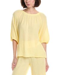 Michael Stars - Jane Puff Sleeve Top - Lyst