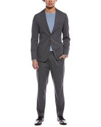 BOSS - Hanry Suit With Pleated Pant - Lyst