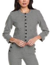 10 Crosby Derek Lam - Piera Ruched Sleeve Jacket - Lyst