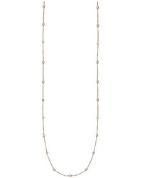 Suzy Levian - 14k Rose Gold 0.60 Ct. Tw. Diamond 36in Station Necklace - Lyst