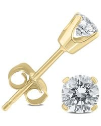 True Diamond - 14k 0.37 Ct. Tw. Diamond Studs - Lyst