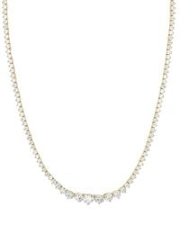 Lab Grown Diamonds - 14K 10.00 Ct. Tw. Lab-Grown Diamond Necklace - Lyst